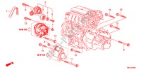 TENSOR AUTOMATICO(1.4L) para Honda CIVIC 1.4SPORT LPG 5 Puertas 6 velocidades manual 2011