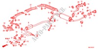 TUBERIA DE ESCAPE/SILENCIADOR(1.8L) para Honda CIVIC 1.8SPORT 5 Puertas 6 velocidades manual 2011