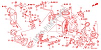 TURBOALIMENTADOR(DIESEL) para Honda CIVIC 2.2EX 5 Puertas 6 velocidades manual 2011