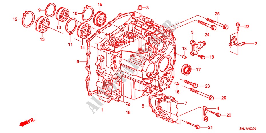 CAJA DE TRANSMISION para Honda CIVIC 1.8GT 5 Puertas 5 velocidades automática 2011