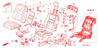 ASIENTO DELANTERO(IZQ.) (1.4L) (1.8L) (DIESEL) para Honda CIVIC 1.8 TYPE S 3 Puertas Transmisión Manual Inteligente 2009