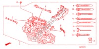 CONJ. DE CABLES DE MOTOR (2.0L) para Honda CIVIC 2.0 TYPE R 3 Puertas 6 velocidades manual 2007