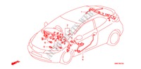 CONJUNTO DE ALAMBRES(RH)(3) para Honda CIVIC 1.8 BASE 3 Puertas 6 velocidades manual 2007