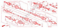 EJE DE IMPULSION DEL./ EJE MEDIO(DIESEL) para Honda CIVIC 2.2 TYPE S     DPF 3 Puertas 6 velocidades manual 2009