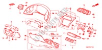 GUARNICION DE INSTRUMENTO(LH)(LADO DE CONDUCTOR) para Honda CIVIC 2.0 TYPE R 3 Puertas 6 velocidades manual 2007