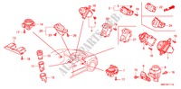INTERRUPTOR(RH) para Honda CIVIC 1.8 TYPE S 3 Puertas Transmisión Manual Inteligente 2009