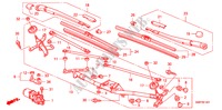 LIMPIAPARABRISAS (RH) para Honda CIVIC 1.8 TYPE S 3 Puertas Transmisión Manual Inteligente 2008
