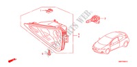 LUZ ANTINIEBLA para Honda CIVIC 1.8 TYPE S 3 Puertas Transmisión Manual Inteligente 2008