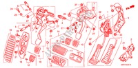 PEDAL(RH) para Honda CIVIC 1.8 BASE 3 Puertas 6 velocidades manual 2007