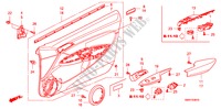 RECUBRIMIENTO DE PUERTA(LH) para Honda CIVIC 2.0 TYPE R 3 Puertas 6 velocidades manual 2007