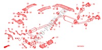 TUBERIA DE ESCAPE/SILENCIADOR (2.0L) para Honda CIVIC 2.0 TYPE R 3 Puertas 6 velocidades manual 2007