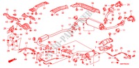 TUBERIA DE ESCAPE/SILENCIADOR (DIESEL)(2) para Honda CIVIC 2.2 TYPE S     DPF 3 Puertas 6 velocidades manual 2009