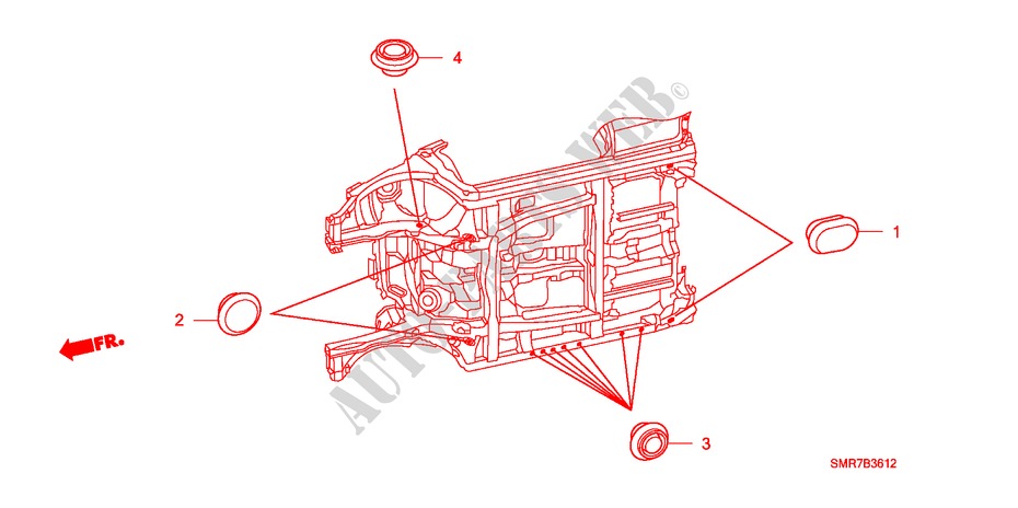 ANILLO(INFERIOR) para Honda CIVIC 1.8 TYPE S 3 Puertas 6 velocidades manual 2008