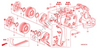 ACONDICIONADOR DE AIRE(COMPRESOR)(1.8L) para Honda CIVIC 1.8 TYPE-S    PLUS 3 Puertas 6 velocidades manual 2010