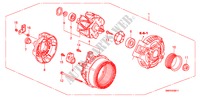 ALTERNADOR(DENSO)(2.0L) para Honda CIVIC 2.0 TYPE-R 3 Puertas 6 velocidades manual 2011