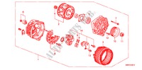 ALTERNADOR(MITSUBISHI)(1.4L) para Honda CIVIC 1.4 BASE 3 Puertas 6 velocidades manual 2011