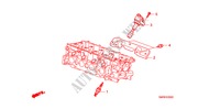 BOBINA SUPERIOR DE BUJIA(1.4L) para Honda CIVIC 1.4 BASE 3 Puertas Transmisión Manual Inteligente 2010