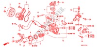 BOMBA DE AGUA(1.8L) para Honda CIVIC 1.8 TYPE-S 3 Puertas Transmisión Manual Inteligente 2010