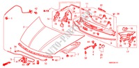 CAPO DE MOTOR(RH) para Honda CIVIC 1.8 TYPE-S    PLUS 3 Puertas Transmisión Manual Inteligente 2010