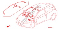 CONJUNTO DE ALAMBRES(RH)(4) para Honda CIVIC 1.8 TYPE-S    PLUS 3 Puertas Transmisión Manual Inteligente 2010