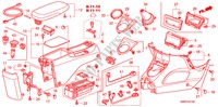 CONSOLA para Honda CIVIC 1.8 TYPE-S    PLUS 3 Puertas Transmisión Manual Inteligente 2010