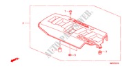 CUBIERTA DE MOTOR(1.8L) para Honda CIVIC 1.8 TYPE-S 3 Puertas 6 velocidades manual 2011