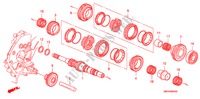EJE PRINCIPAL(1.4L)(1.8L) para Honda CIVIC 1.4 TYPE-S 3 Puertas Transmisión Manual Inteligente 2011