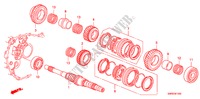 EJE PRINCIPAL(DIESEL) para Honda CIVIC 2.2 BASE 3 Puertas 6 velocidades manual 2011
