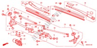 LIMPIAPARABRISAS(LH) para Honda CIVIC 2.0 TYPE-R    RACE 3 Puertas 6 velocidades manual 2011