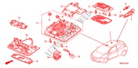 LUZ INTERIOR para Honda CIVIC 1.8 TYPE-S    PLUS 3 Puertas Transmisión Manual Inteligente 2010