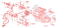 MENSULA DE MOTOR(2.0L) para Honda CIVIC 2.0 TYPE-R 3 Puertas 6 velocidades manual 2010