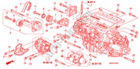 MENSULA DE MOTOR(DIESEL) para Honda CIVIC 2.2 BASE 3 Puertas 6 velocidades manual 2010