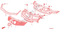 PARRILLA DELANTERA para Honda CIVIC 2.0 TYPE-R    PLUS 3 Puertas 6 velocidades manual 2011