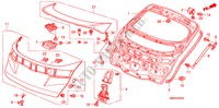 PUERTA TRASERA para Honda CIVIC 2.2 TYPE-S    PLUS 3 Puertas 6 velocidades manual 2010