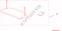 REAR SHELF para Honda CIVIC 1.8 BASE 3 Puertas Transmisión Manual Inteligente 2010