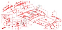 RECUBRIMIENTO DE TECHO para Honda CIVIC 2.0 TYPE-R 3 Puertas 6 velocidades manual 2011