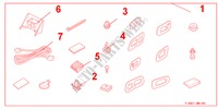 RR CAMERA ATT  LH para Honda CIVIC 1.8 TYPE-S    PLUS 3 Puertas Transmisión Manual Inteligente 2010