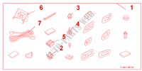 RR CAMERA ATT  RH para Honda CIVIC 1.8 TYPE-S    PLUS 3 Puertas Transmisión Manual Inteligente 2010