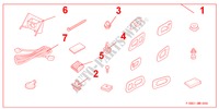 RR CAMERA ATT  YOP NAVI para Honda CIVIC 1.4 BASE 3 Puertas Transmisión Manual Inteligente 2010