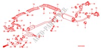 TUBERIA DE ESCAPE/SILENCIADOR(1.8L) para Honda CIVIC 1.8 TYPE-S    PLUS 3 Puertas 6 velocidades manual 2011