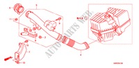 TUBO DE ADMISION DE AIRE(1.4L) para Honda CIVIC 1.4 BASE 3 Puertas 6 velocidades manual 2011