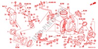 TURBOALIMENTADOR(DIESEL) para Honda CIVIC 2.2 BASE 3 Puertas 6 velocidades manual 2010
