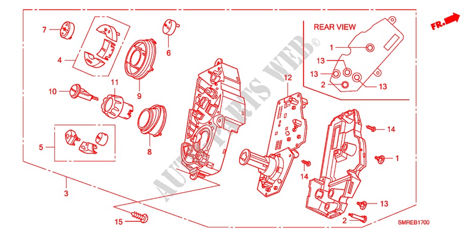 CONTROL DE CALEFACTOR(LH) para Honda CIVIC 1.4 TYPE-S 3 Puertas Transmisión Manual Inteligente 2011