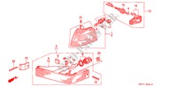 LUZ DE COMBINACION para Honda CONCERTO 1.6I-16 4 Puertas 5 velocidades manual 1993