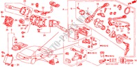 INTERRUPTOR COMBINACION para Honda ACCORD 2.0ILS 4 Puertas 5 velocidades manual 1994