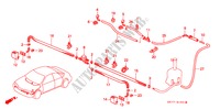 INYECTOR DE LAVADOR/TUBO DE LAVADOR para Honda ACCORD 2.0ILS 4 Puertas 5 velocidades manual 1994