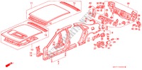 PANELES EXTERIORES para Honda ACCORD 2.0ILS 4 Puertas 5 velocidades manual 1996