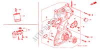 BOMBA DE ACEITE para Honda CIVIC 1.6 SE 4 Puertas 5 velocidades manual 2007