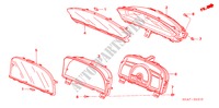 COMPONENTES DEL INDICADOR(NS) para Honda CIVIC 1.8 LS 4 Puertas 6 velocidades manual 2007