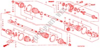 EJE DE IMPULSION DEL./ EJE MEDIO(MT) para Honda CIVIC 1.8 EXI 4 Puertas 5 velocidades manual 2006